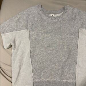 90 Degree By Reflex Heather Gray Sweatshirt